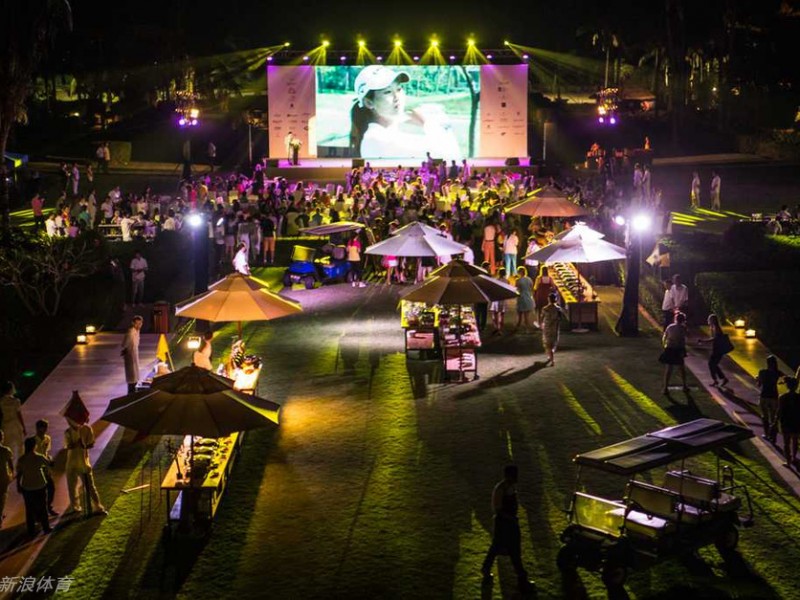 三亚女子公开赛欢迎晚宴群星璀璨 高尔夫传承与荣耀之夜