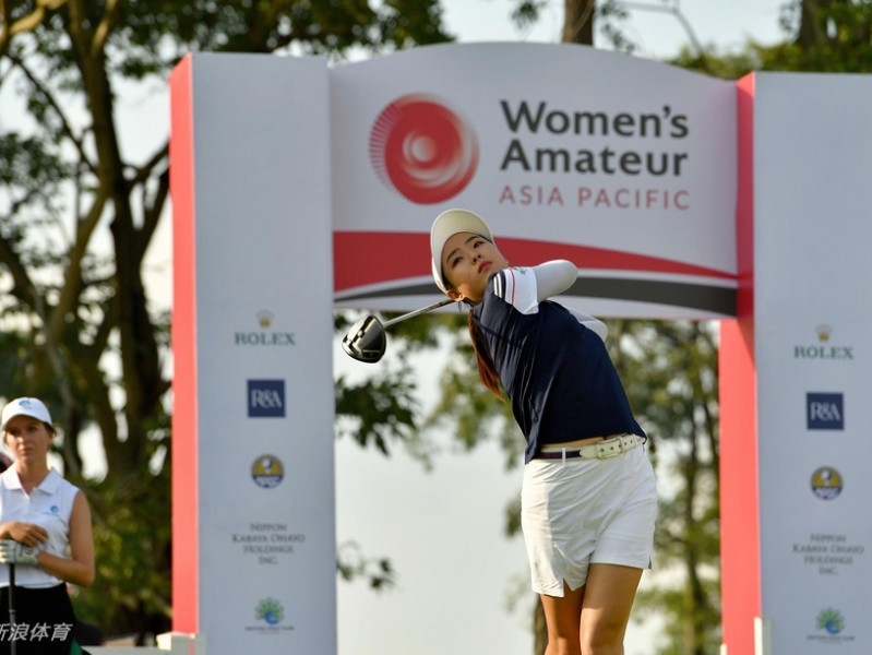 十五岁天才少女的加冕礼亚太女子业余锦标赛新加坡绽放